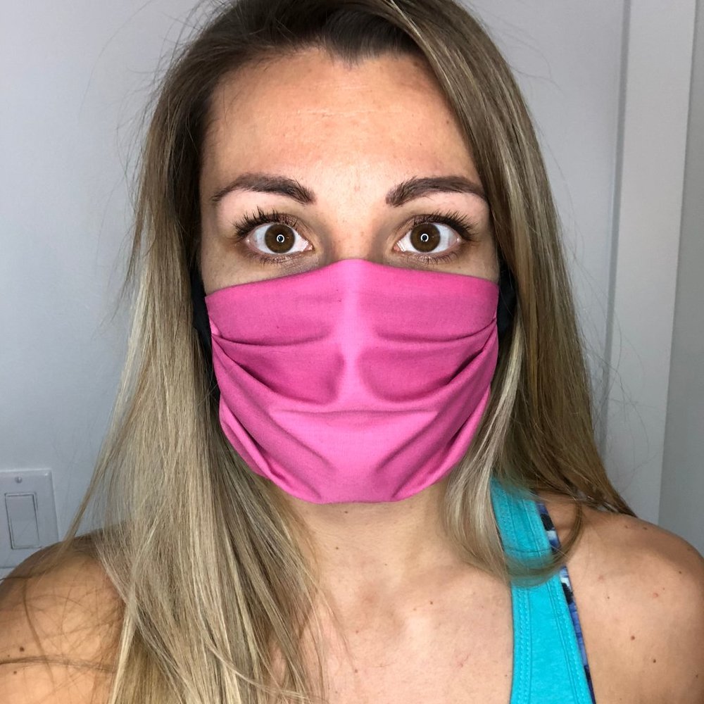 Handmade Reversible Washable Reusable Face Mask - Picture 2 of 6